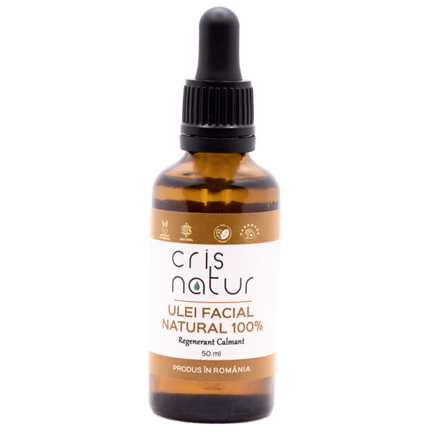 Ulei facial Regenerant Calmant 50ml, 100% natural