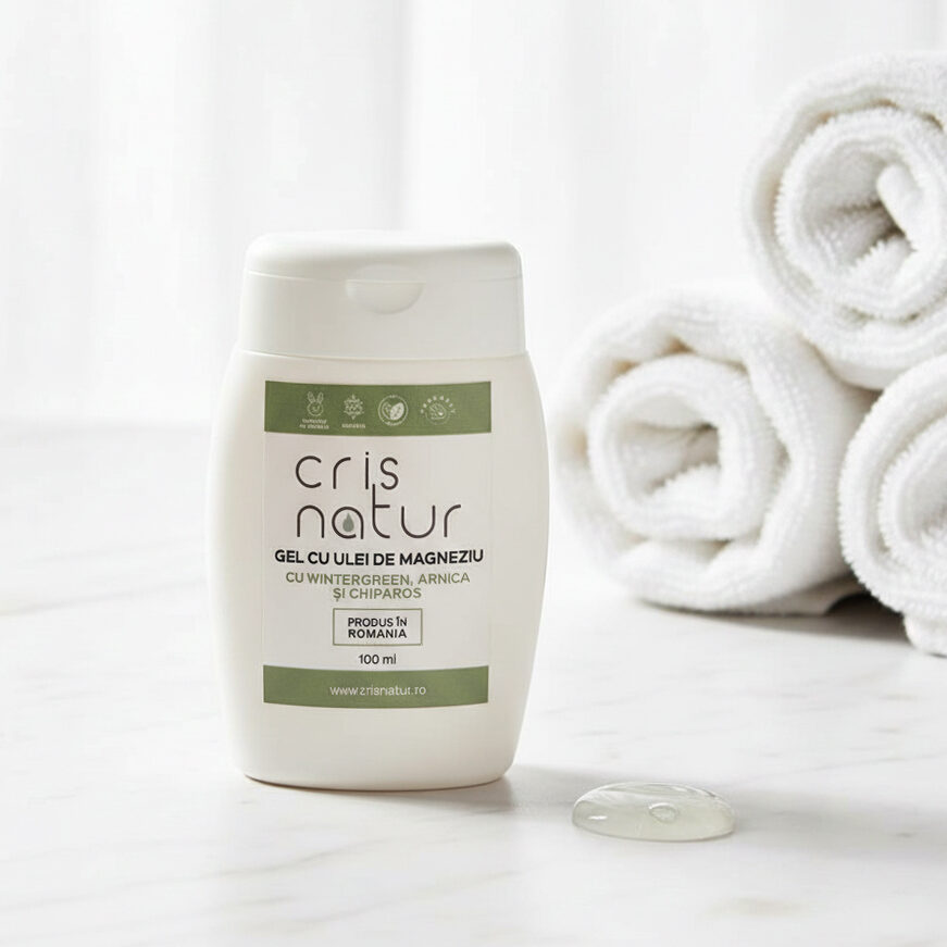 Gel cu ulei de Magneziu cu Wintergreen, Arnica si Chiparos 100ml - imagine 3