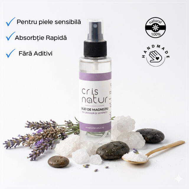 Ulei de Magneziu cu lavanda si Serenity 120ml pentru somn