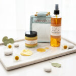 Set Unt+Ulei de corp natural 100% cu catina si ghee pentru vergeturi Mamici si Burtici