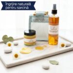 Set Unt+Ulei de corp natural 100% cu catina si ghee pentru vergeturi Mamici si Burtici