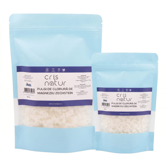 Pachet - Fulgi de baie cu magneziu de la Marea Zechstein 800g + 200g