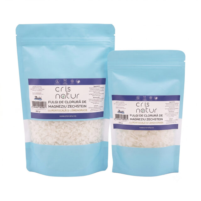 Pachet - Fulgi de Clorura de Magneziu de la Marea Zechstein cu Portocala si Lemongrass