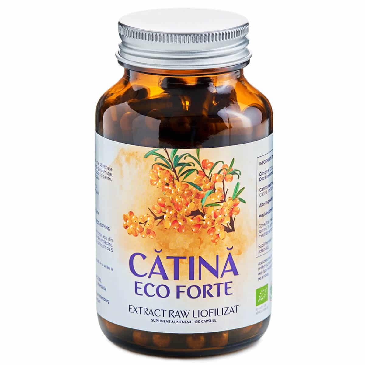 Cătină Forte 120 Capsule RAW ECO