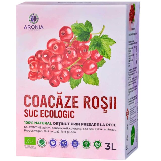 Suc de Coacăze Roșii ECO 3L