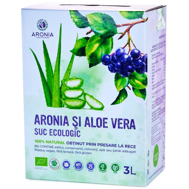 Suc de Aronia și Aloe Vera 3L ECO