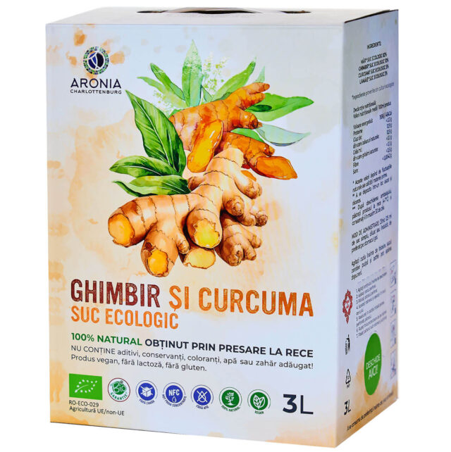 Suc de Ghimbir și Curcuma 100% Natural și Ecologic la 3L