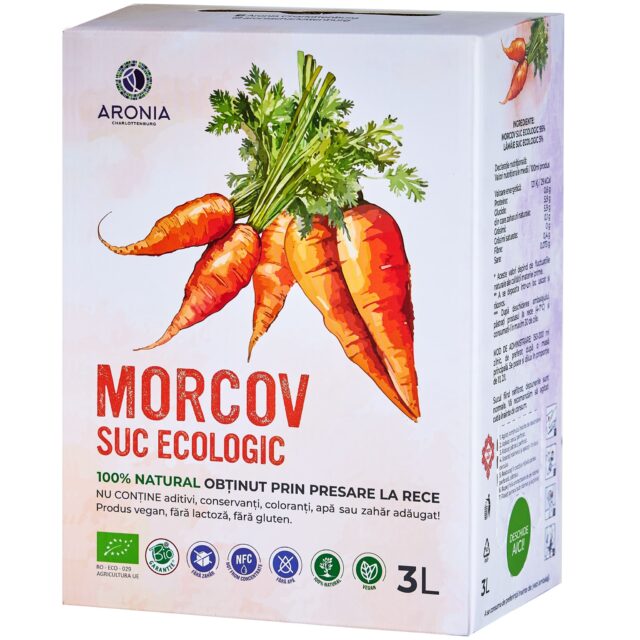 Suc de Morcovi 100% Natural și Ecologic la 3L