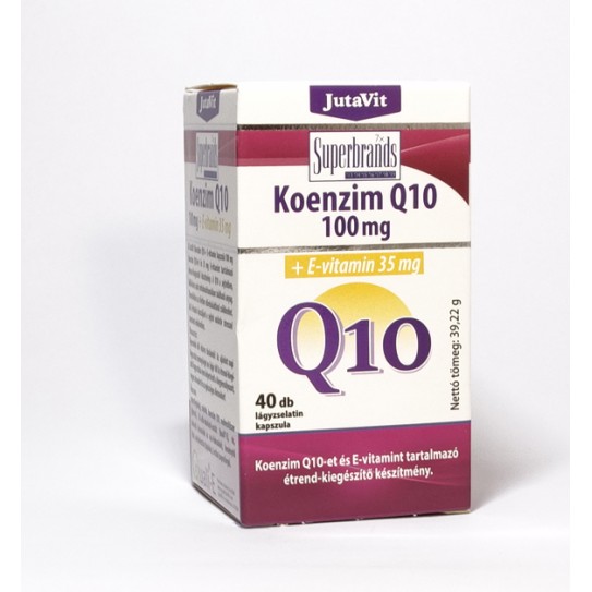 Coenzima Q10 100mg, Jutavit, 40 tablete