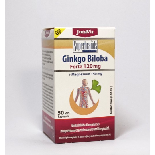 Ginkgo Biloba 120mg+Mg Jutavit, 50 tablete