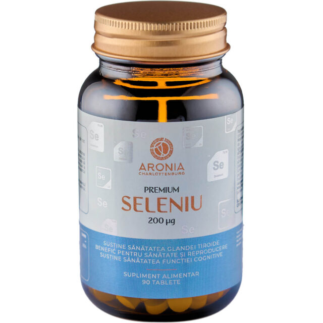 Premium Seleniu la 200µg — 90 tablete cu
