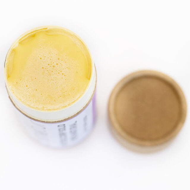 Unt de corp solid toate tipurile de piele cu lavanda - natural 100% - realizat manual, 60g - imagine 3