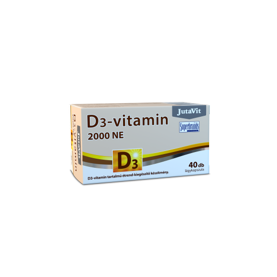 Vitamina D3 2000UI Jutvit, 40 tablete