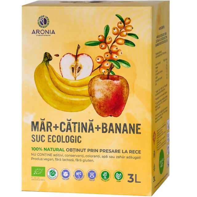 Suc de Măr, Cătină și Banane 3L ECO