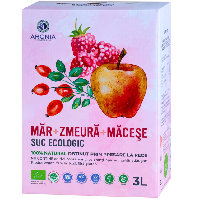 Suc de Măr, Zmeură și Măceșe 3L ECO